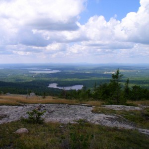 View at Schoodic Mountain